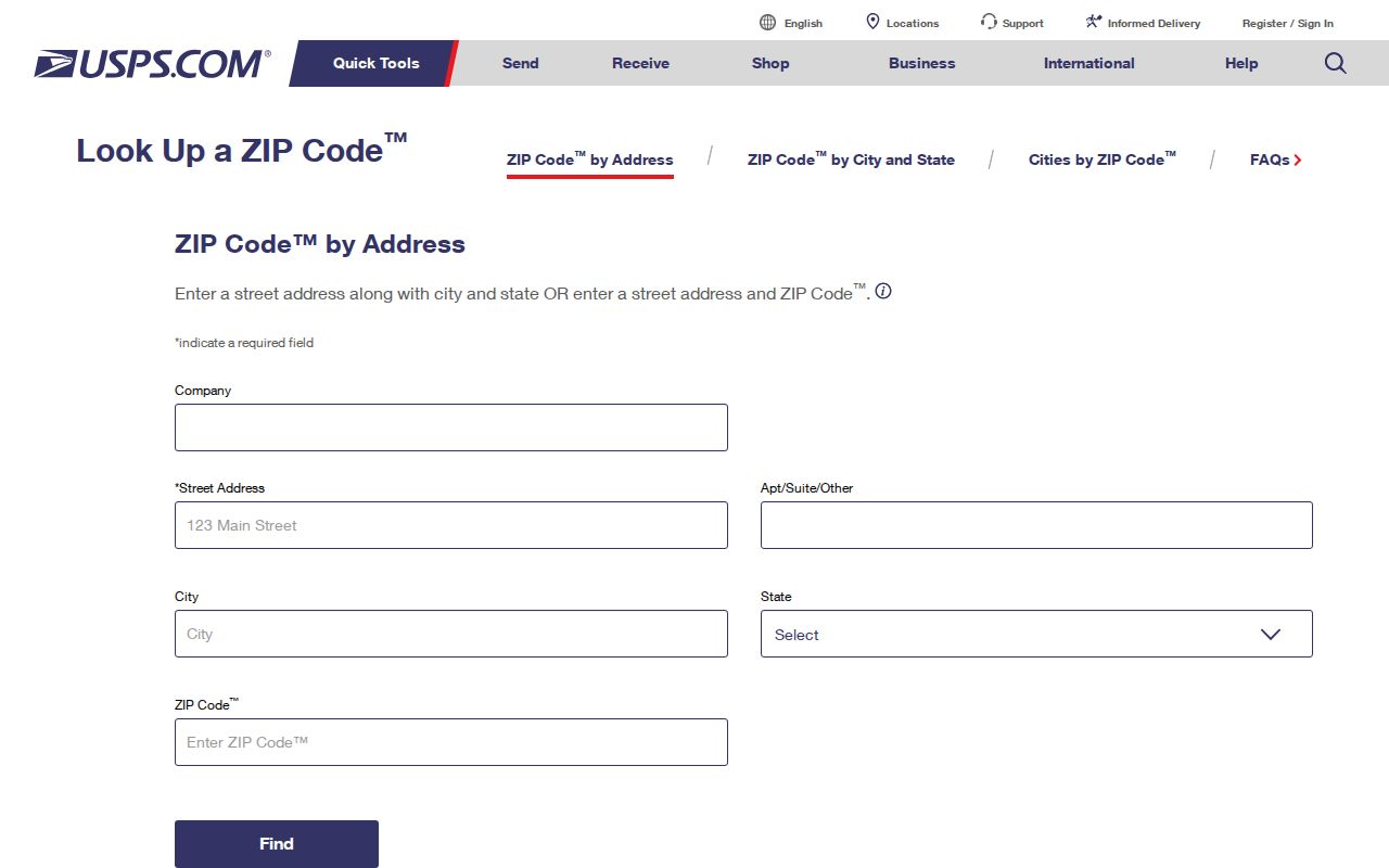 Solano County ZIP code directory USPS address lookup